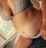 Sneak reccomend olivia patterson belly inflation want