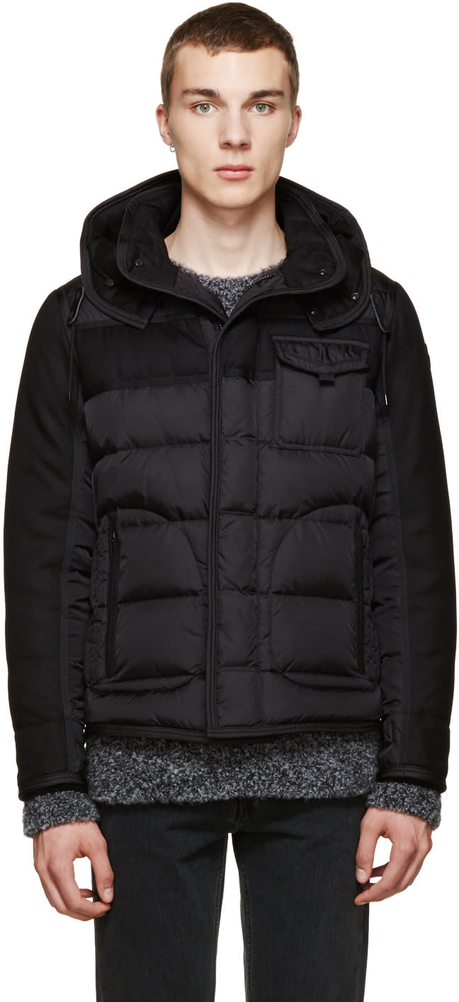 Quilted shiny hooded jacket