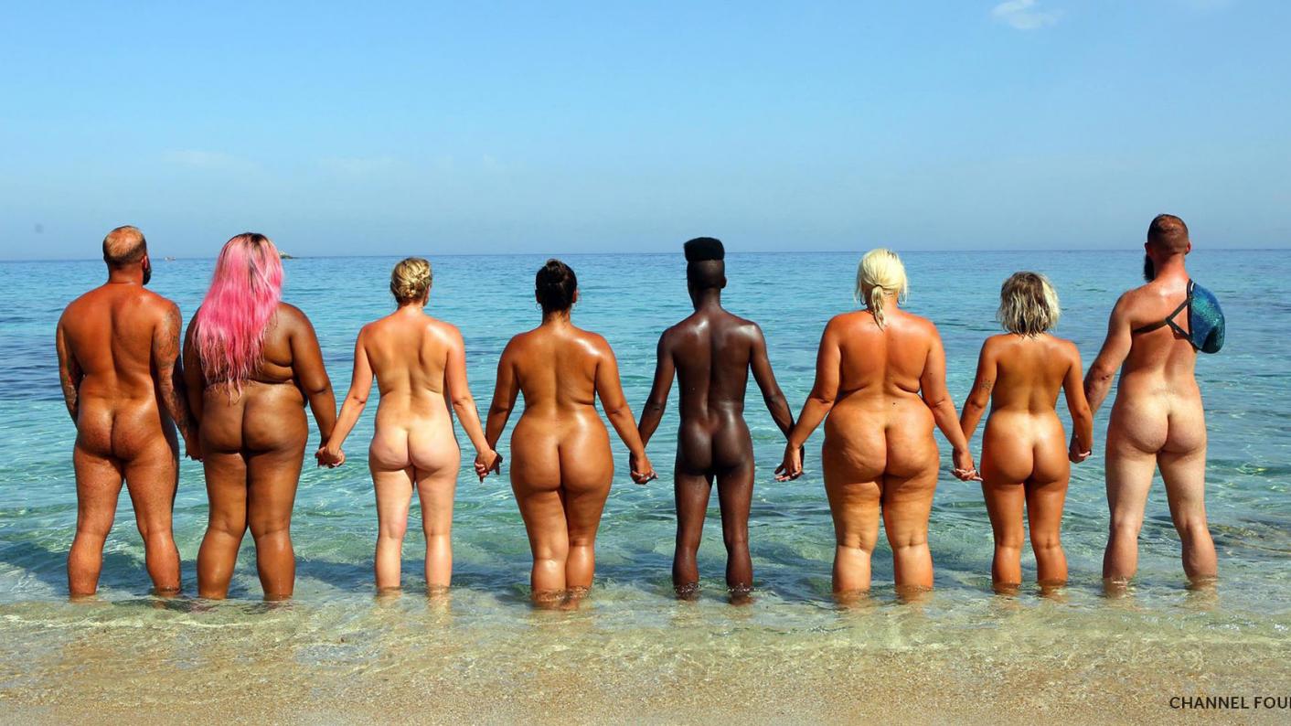 Nude beach family pics