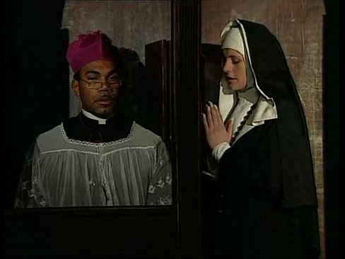 Black priest nun