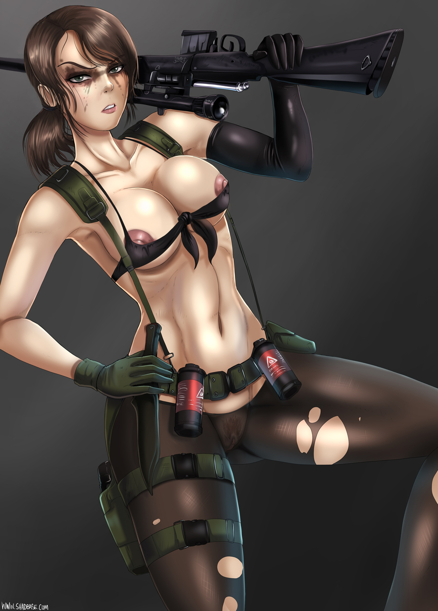 SecretCrush - Cosplay Quiet Metal Gear Solid POV Rough Anal Fucking.