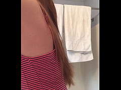 Maple reccomend real teen pink dress showering full