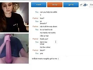 Girl cums omegle