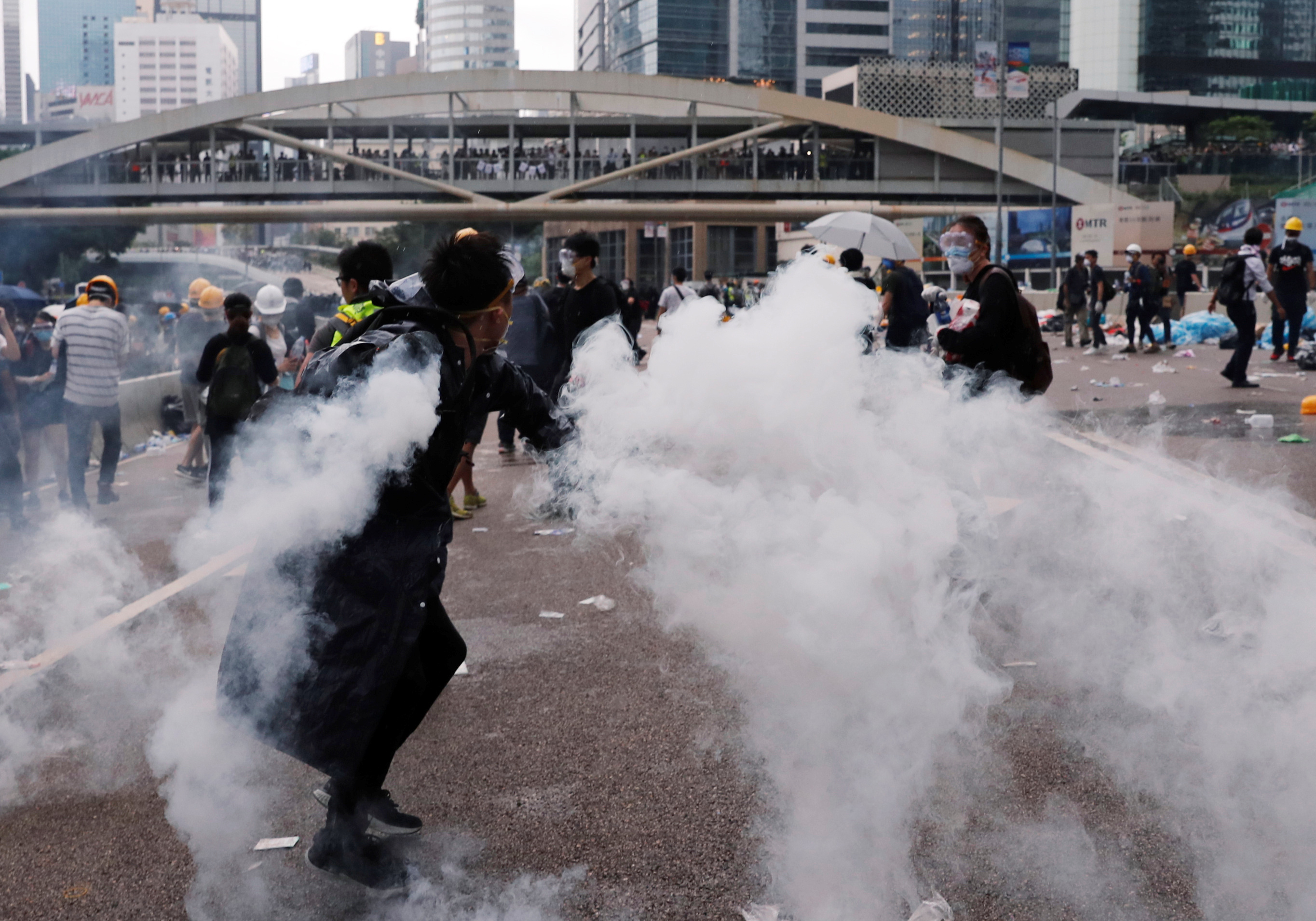 Hong kong protestor