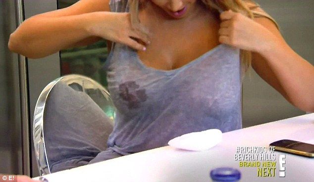 Leaking through shirt