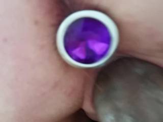 Buster recomended butt plug purple