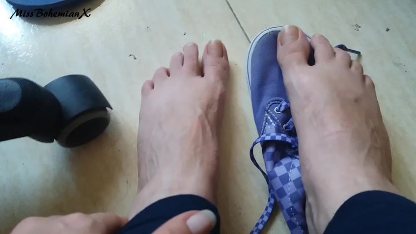 Sweaty vans feet